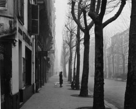 Louis Stettner – Paris<br /> <em>Avenue de Chatillon, 14th Arrond., Paris, ca. 1949</em><br /> gelatin silver print<br /> 11x14"<br /> 16x20"<br /> 20x24"