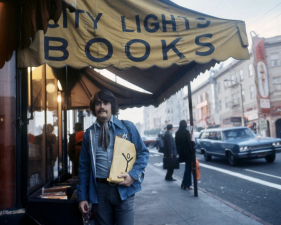 The Family Acid, City Lights Bookstore, San Francisco, December, 1973