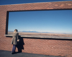 The Family Acid, Cynthia at the Giant Meteor Crater, Winslow, AZ, February, 1972