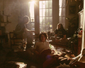 The Family Acid, Smoke Break, Tim, Dad and Doug, Silverlake, CA, May, 1978