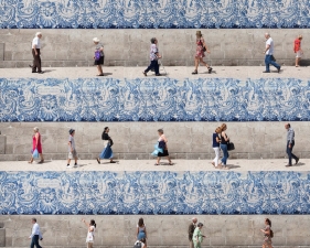 Time Lapse. Igreja do Carmo,Porto, Portugal