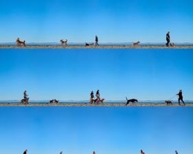 Time lapse. Hendrys Beach, Santa Barbara